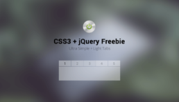 css3 jquery tabs