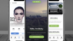 sticky mobile