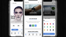 Sticky Mobile PhoneGap Cordova App