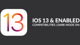 iOS 13 Enabled Compatibilities Dark Mode