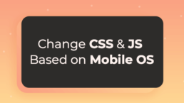 detect mobile os change css or javascript