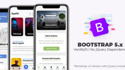 bootstrap 5 mobile kits pwa